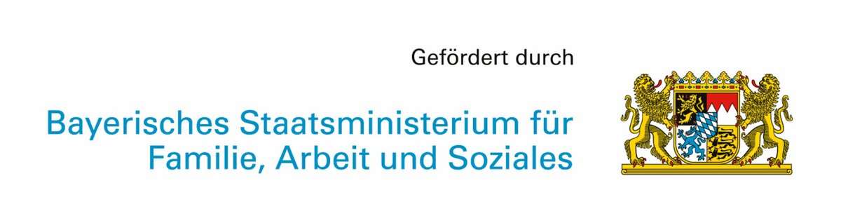 Logo Bayerisches Staatsministerium für Familie, Arbeit und Soziales