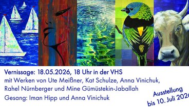 Fünf Bilder und Beschreibung für Ausstellungder Gruppe Kreartivas
