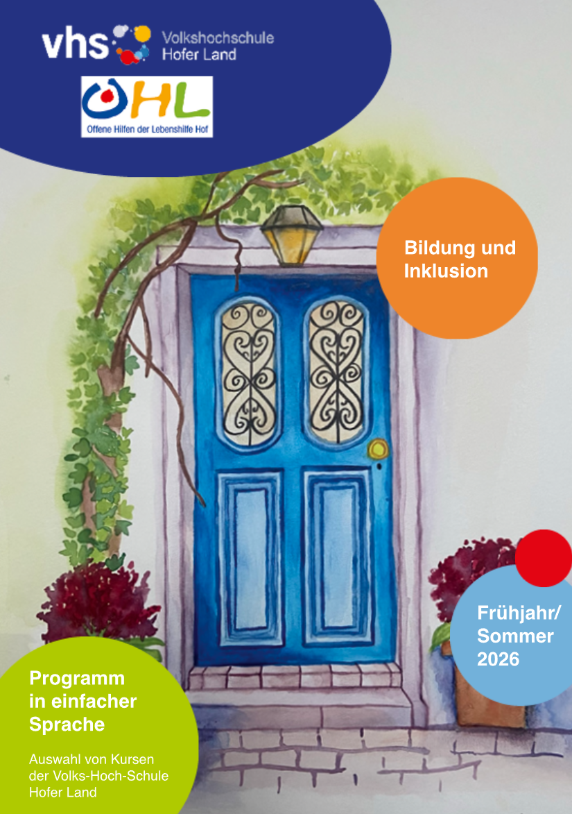 Titelbild zeigt Gemälde mit blauer Tür