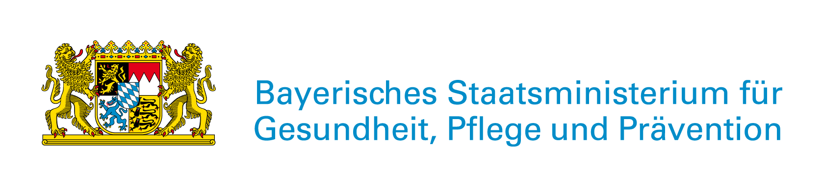 Logo Bayerisches Staatsministerium für Gesundheit, Pflege und Prävention