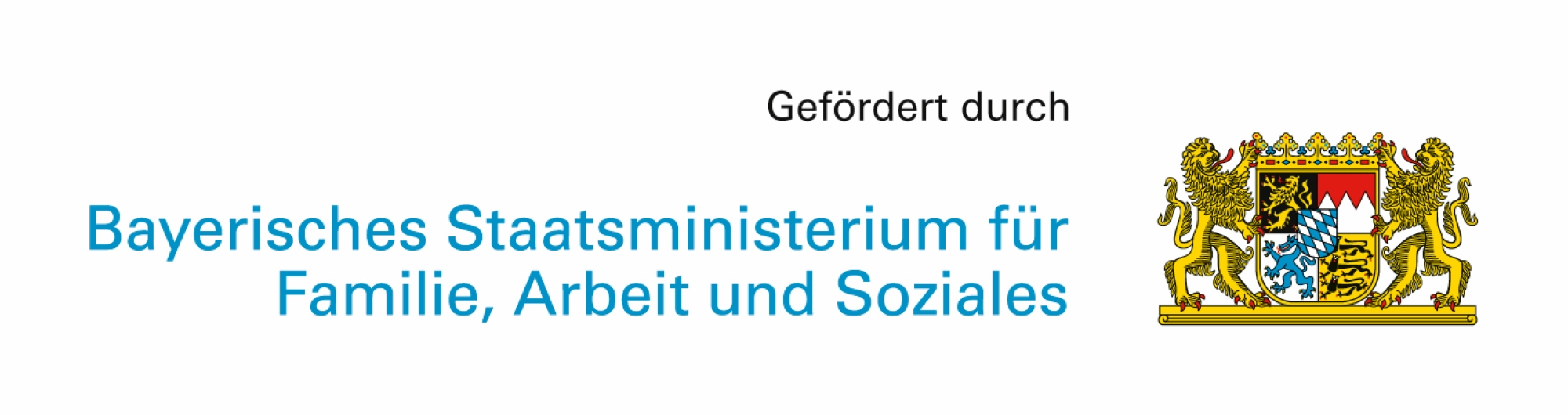 Logo Bayerisches Staatsministerium für Familie, Arbeit und Soziales Logo Bayerisches Staatsministerium für Familie, Arbeit und Soziales